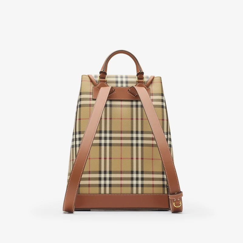 Check Backpack in Archive beige/briar brown - Women | Burberry® Official