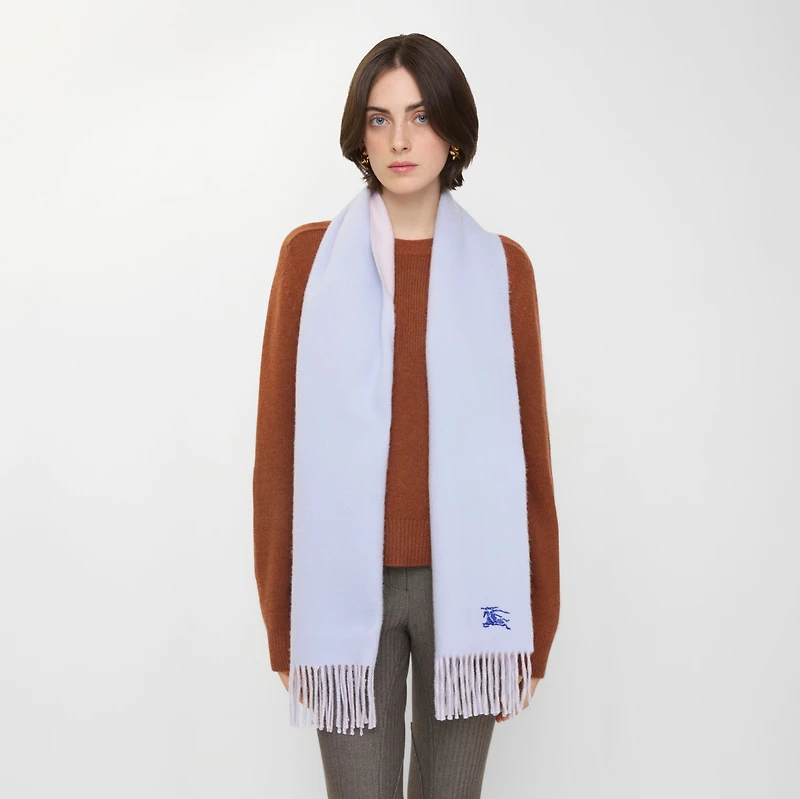 Reversible Cashmere Scarf in Mist/sugar | Burberry® Official