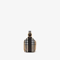 Mini Highlands Duffle Bag​ in Sand beige - Women | Burberry® Official
