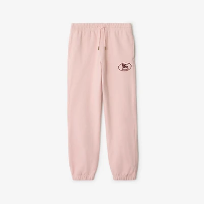 Cotton Jogging Pants in Bouquet pink - Women | Burberry® Official