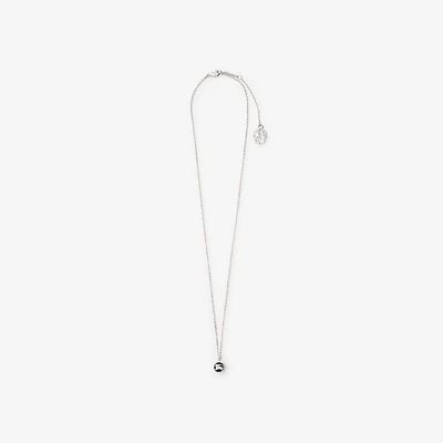 Knight Coin Necklace in Silver/black - Men | Burberry® Official