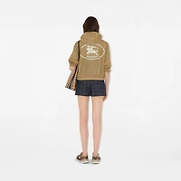 Knight Stamp Nylon Jacket in Flax - Women | Burberry® Official