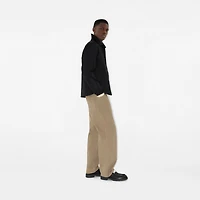 Knight Stamp Nylon Coach Jacket in Black - Men | Burberry® Official