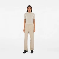 Wool Top in Nutmeg - Women | Burberry® Official