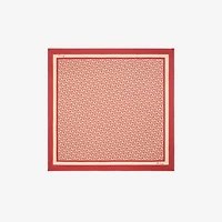 B Charm Silk Scarf in Geranium | Burberry® Official