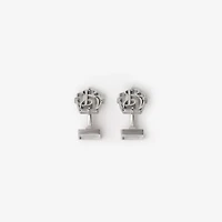 B Charm Cufflinks in Silver - Men | Burberry® Official