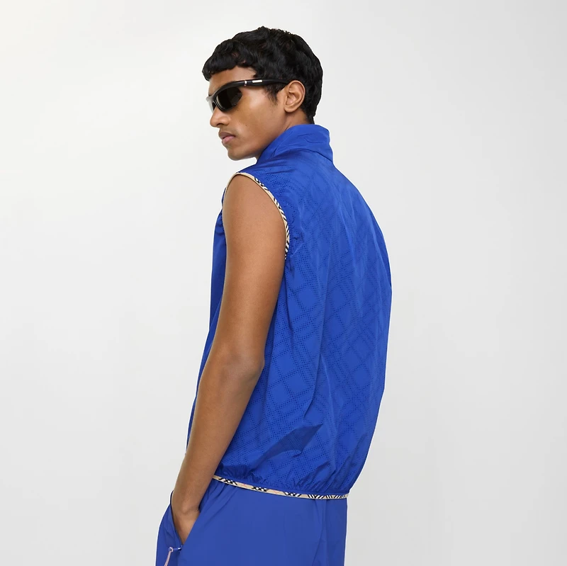 Nylon Gilet in Knight blue - Men | Burberry® Official