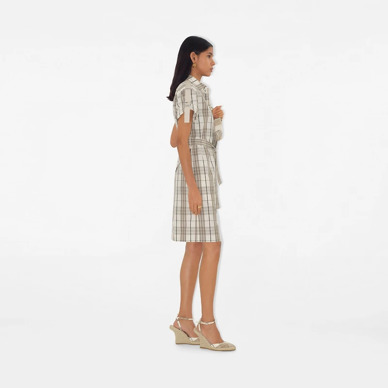 Check Cotton Shirt Dress - Women | Burberry® Official