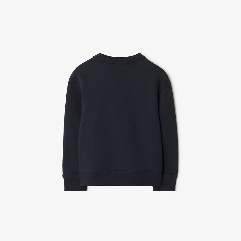 EKD Cotton Sweatshirt in Navy | Burberry® Official