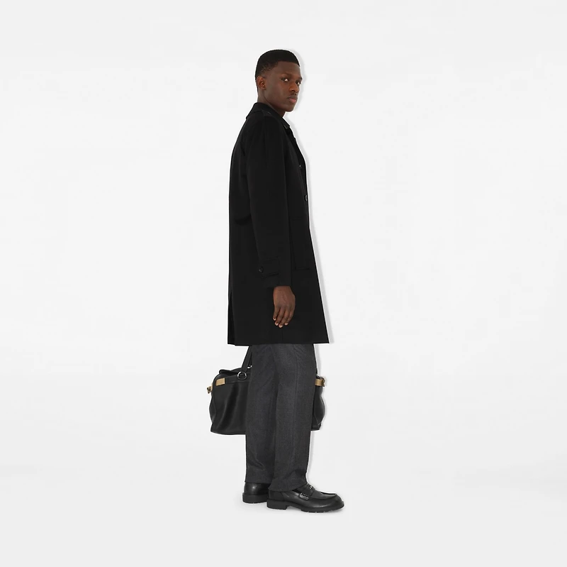 Mid-length Cashmere Car Coat in Black - Men | Burberry® Official