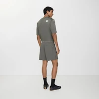 Stretch Nylon Shorts in Carbon grey - Men | Burberry® Official