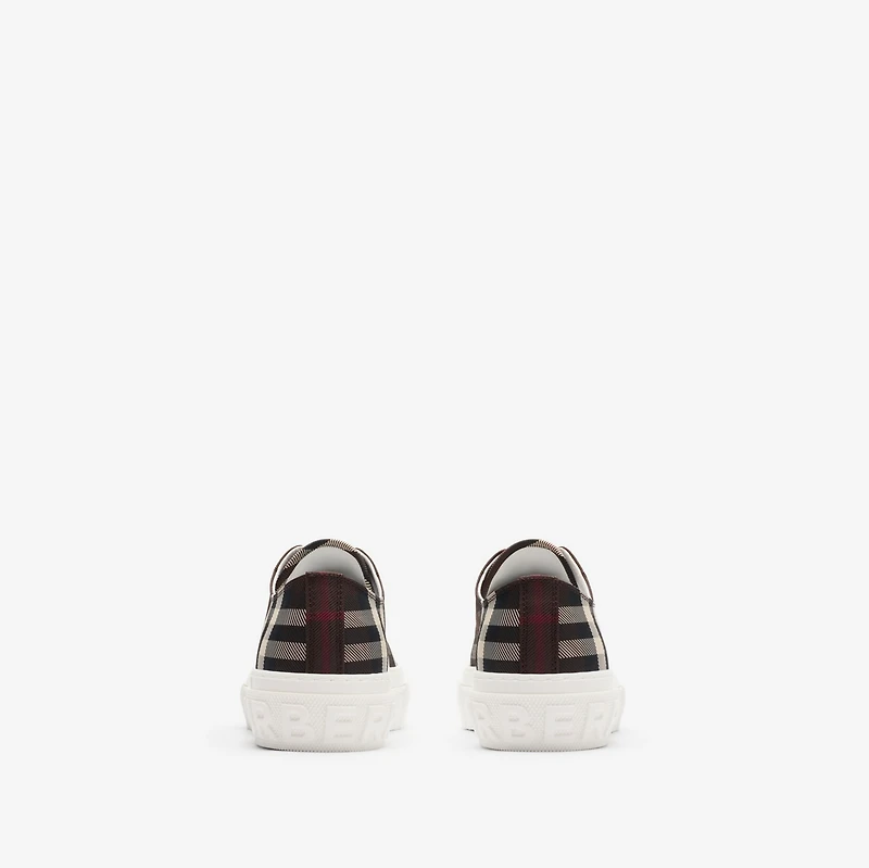 Check Sneakers in Mahogany - Women | Burberry® Official