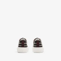 Check Sneakers in Mahogany - Women | Burberry® Official