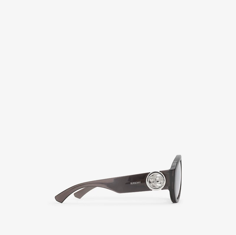 Curve Pilot Sunglasses​ in Black - Women | Burberry® Official