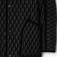 Quilted Nylon Floriston Jacket in Black - Women | Burberry® Official
