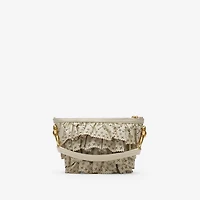 Mini Ruffle Bag in Soap beige - Women, Leather | Burberry® Official