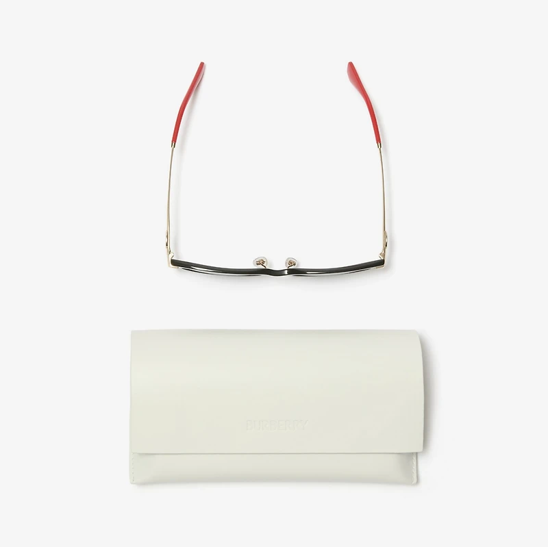 EKD Metal Cat-eye Sunglasses in Black - Women | Burberry® Official