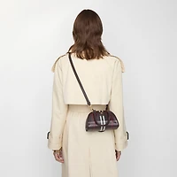 Mini Highlands Bowling Bag​ in Mahogany red - Women | Burberry® Official