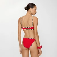 Tyler Bikini in Red - Women, Nylon | Burberry® Official