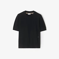 Cashmere Blend Top in Black - Women | Burberry® Official