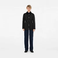 Quilted Nylon Jacket in Black - Women | Burberry® Official