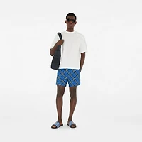 Check Slides in Hyacinth - Men, Technical | Burberry® Official