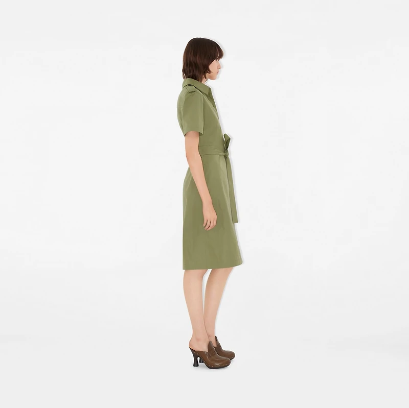 Cotton Shirt Dress in Wreath - Women | Burberry® Official