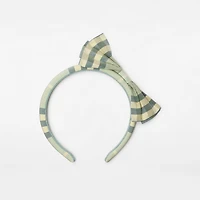 Check Cotton Headband in Breeze - Children | Burberry® Official