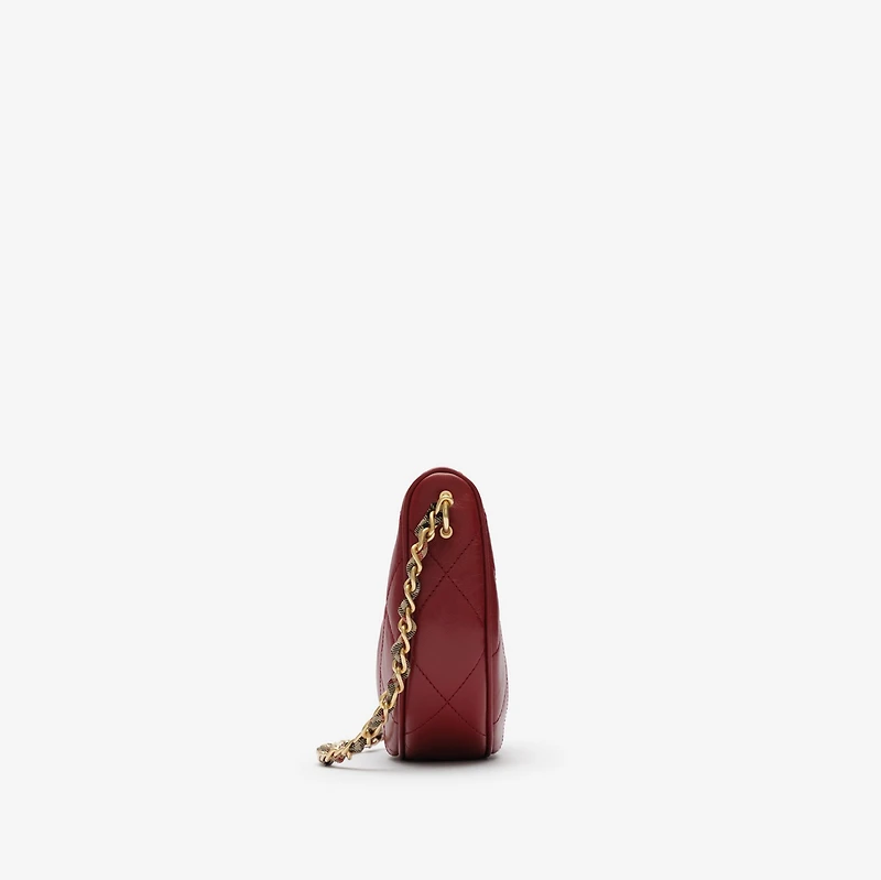 Horseshoe Chain Bag in Ruby red - Women, Leather | Burberry® Official