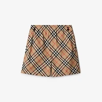 Check Shorts in Sand - Men, Nylon | Burberry® Official