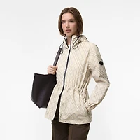 Check Lightweight Jacket in Sesame beige - Women | Burberry® Official