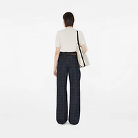 Cashmere Blend Top in Chalk - Women | Burberry® Official