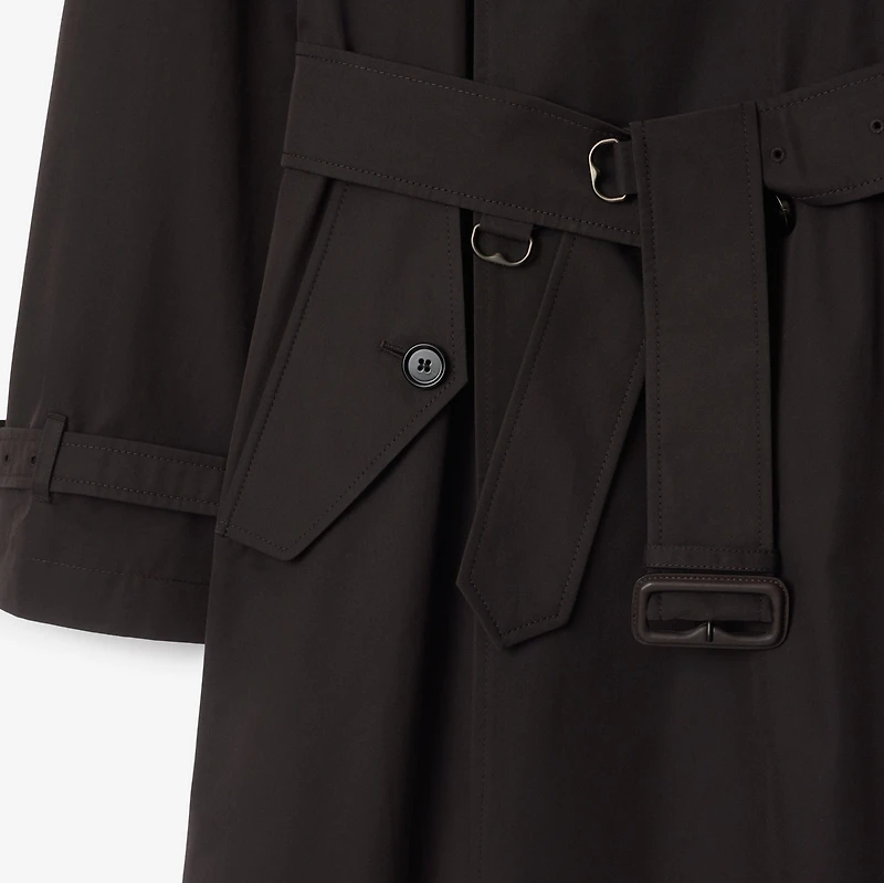 Mid-length Highgrove Gabardine Trench Coat in Cog brown - Men | Burberry® Official