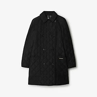 Quilted Coat in Black - Women | Burberry® Official