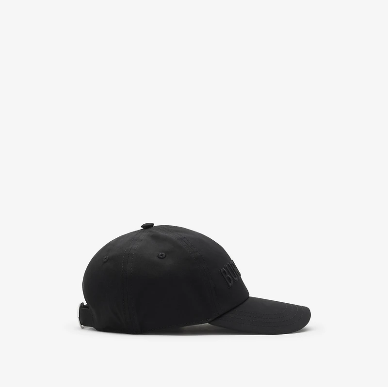 Logo Gabardine Baseball Cap in Black - Men | Burberry® Official