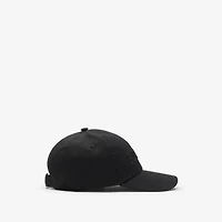 Logo Gabardine Baseball Cap in Black - Men | Burberry® Official