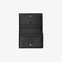 City Check Bifold Card Case in Iron grey - Men, Cotton, Technical | Burberry® Official
