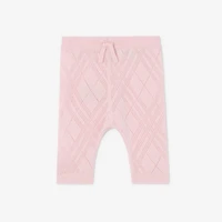 Check Cashmere Two-piece Set in Archive pink - Children | Burberry® Official
