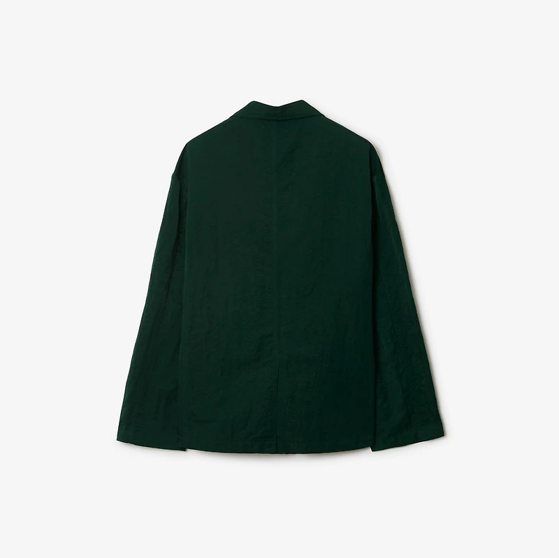 Nylon Tailored Jacket in Ivy - Men | Burberry® Official