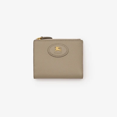 Bloomsbury Wallet in Mushroom beige/mallow pink - Women, Leather | Burberry® Official