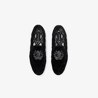 Quilted Velvet Estate Slippers in Black - Men | Burberry® Official