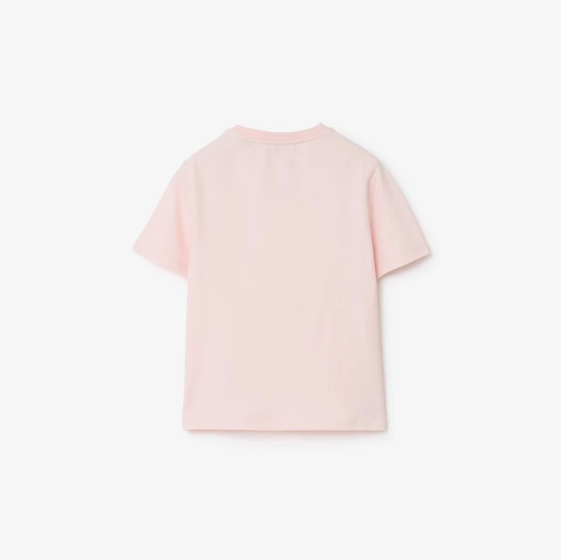 EKD Stretch Cotton T-shirt in Ice pink | Burberry® Official