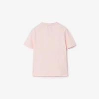 EKD Stretch Cotton T-shirt in Ice pink | Burberry® Official
