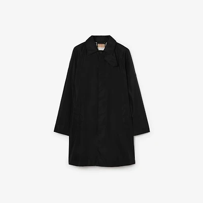 Short Nylon Ridgewood Car Coat in Black - Men | Burberry® Official