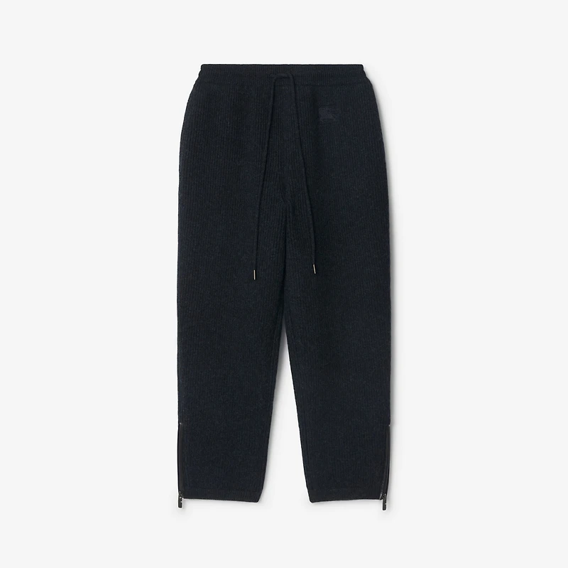 Wool Track Pants in Tarmac grey - Men | Burberry® Official