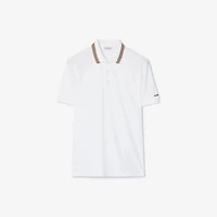 Cotton Polo Shirt in White - Men | Burberry® Official