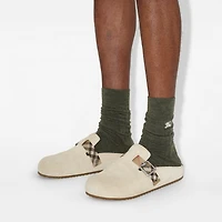 Wool Blend Socks in Green | Burberry® Official