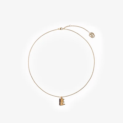 London Skyline Charm Necklace​ in Gold/multicolour - Women | Burberry® Official