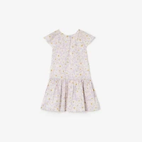 Daisy Cotton Dress in Wisteria purple | Burberry® Official