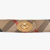 Check Cotswolds Belt in Sand beige - Women | Burberry® Official
